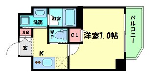 ファーストステージ京町堀レジデンスの物件間取画像